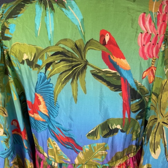 FARM Rio Ombre Forest Ruffle Tunic Dress - Picture 4 of 6